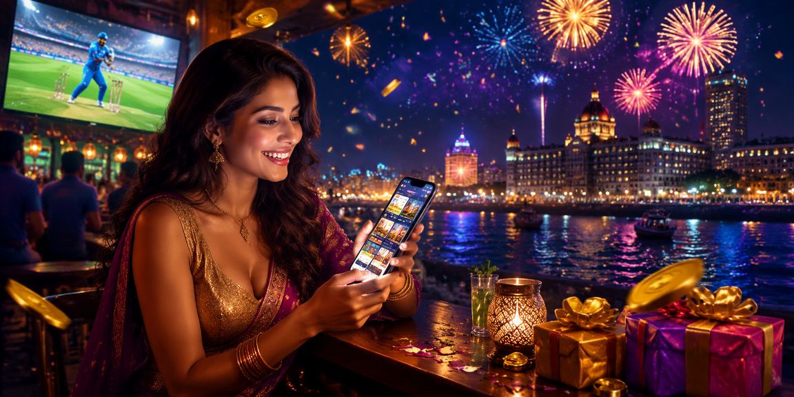 Indian cricket match with online betting interface